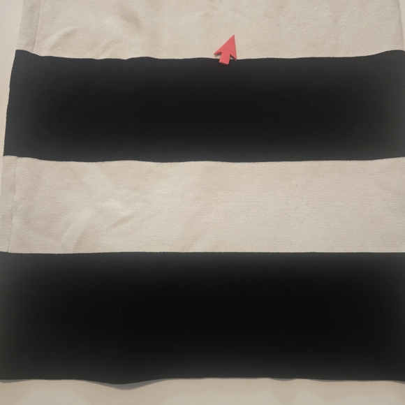 Club Monaco Striped Sweater Maxi Cocktail Sleeveless Strapless Size M - Picture 7 of 12